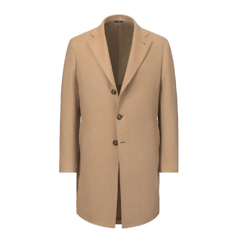 Rain System Cashmere Coat in Beige