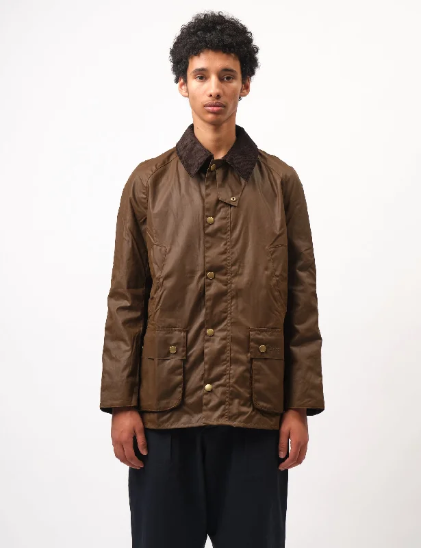 Barbour Ashby Wax Jacket - Bark Brown