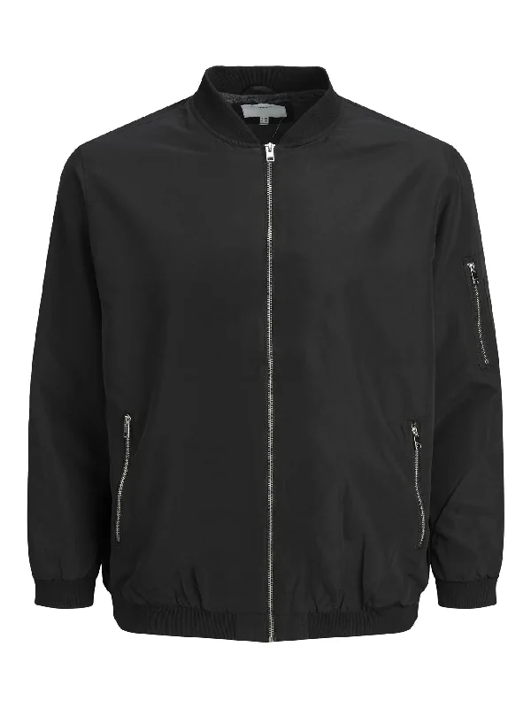 Jack & Jones Plus Size Men's Bomber Jacket in 3XL-5XL, 2 Colours