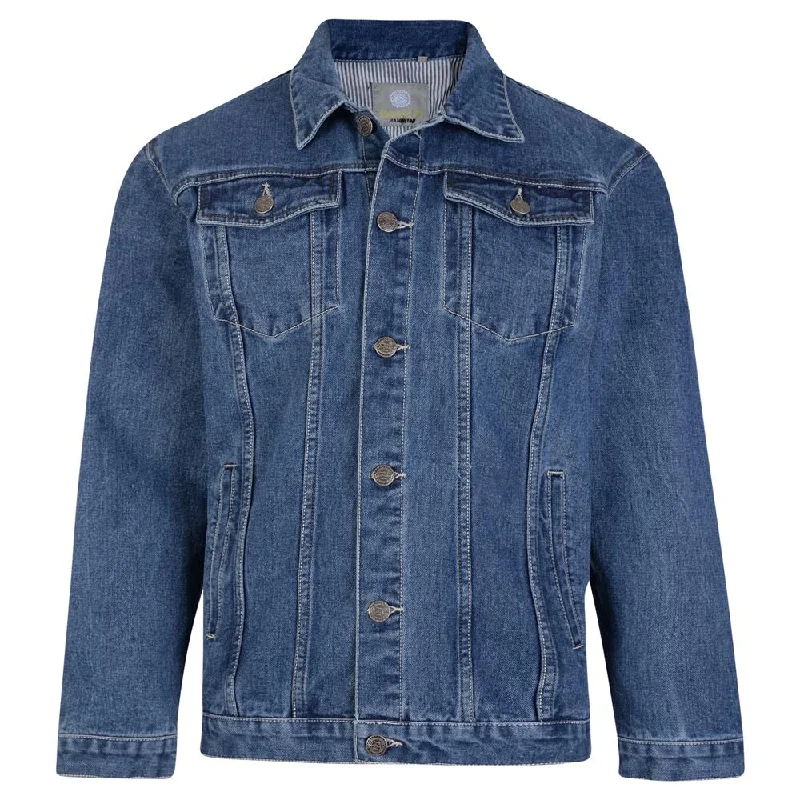 Mens Big Size Western Denim Jacket (KBS 401) by KAM