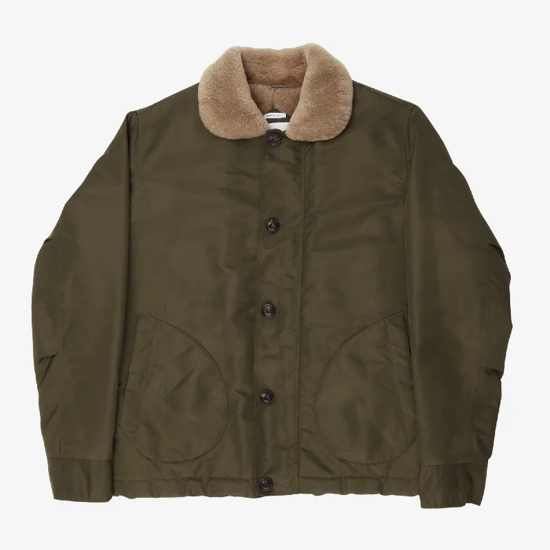 Nylon N-1 Shearling Deck Jacket