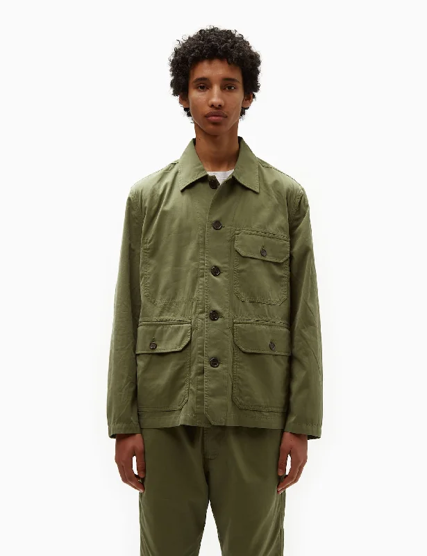 Universal Works Utility Jacket (Summer Canvas) - Birch Green