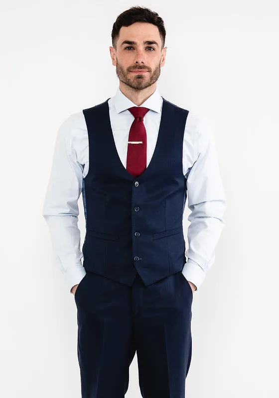 Remus Uomo Mans Lucian Waistcoat, Navy