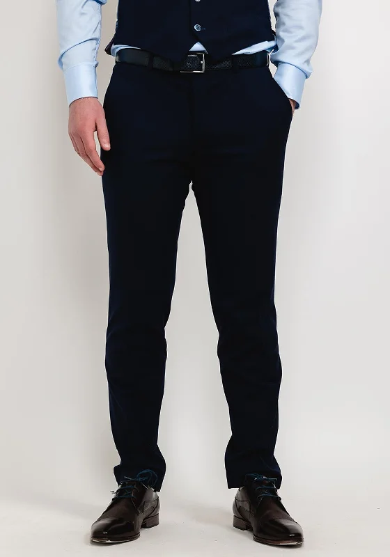 Remus Uomo Palucci Tapered Trousers, Navy