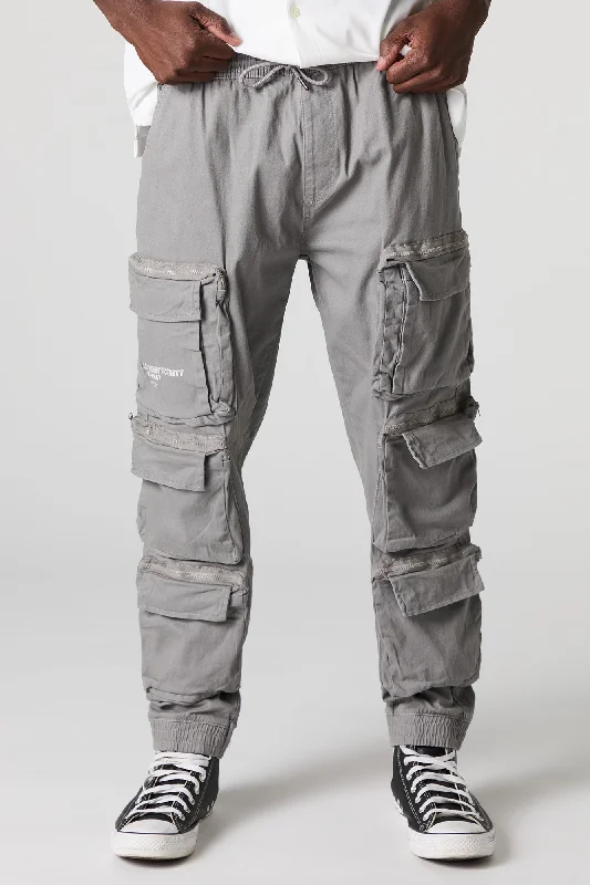 All Saint Society Graphic Cargo Jogger