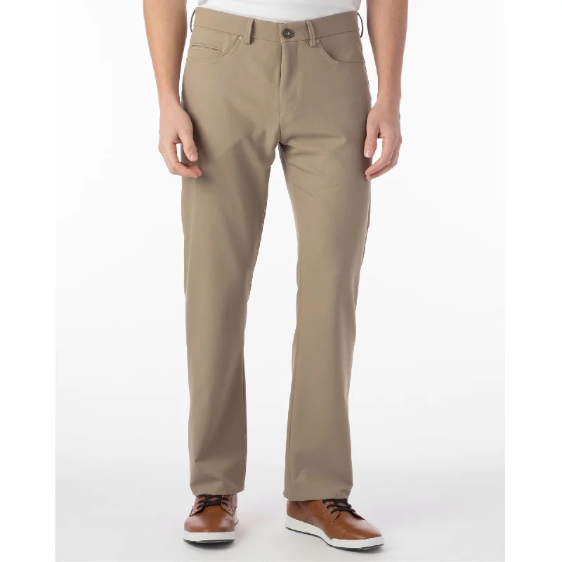 Comfort-EZE 5-Pocket Commuter Bi-Stretch Gabardine Pant in Khaki (Connor Modern Fit) by Ballin