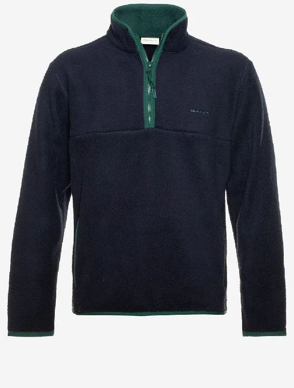 Half Zip Fleece Evening Blue