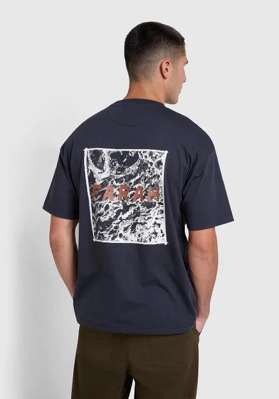 Farah Guy Graphic T-Shirt, True Navy