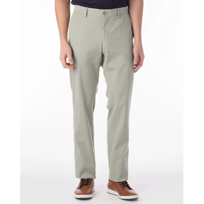 Pima Twill True Khaki in Stone Grey (Flat Front Models) by Ballin